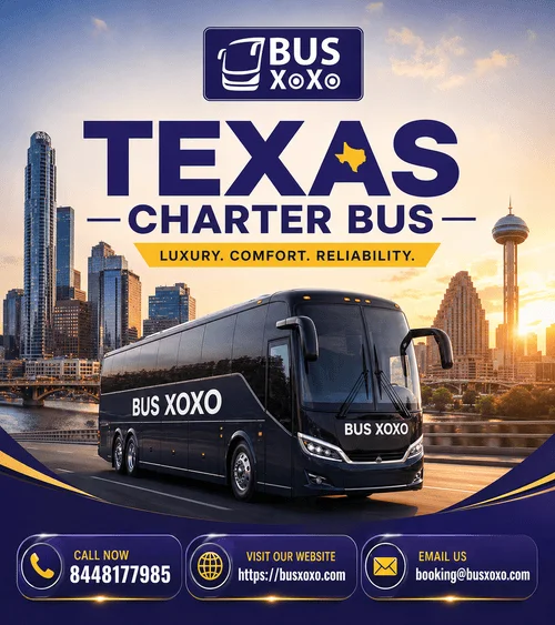 Book Texas Charter Bus Services with Experienced Drivers